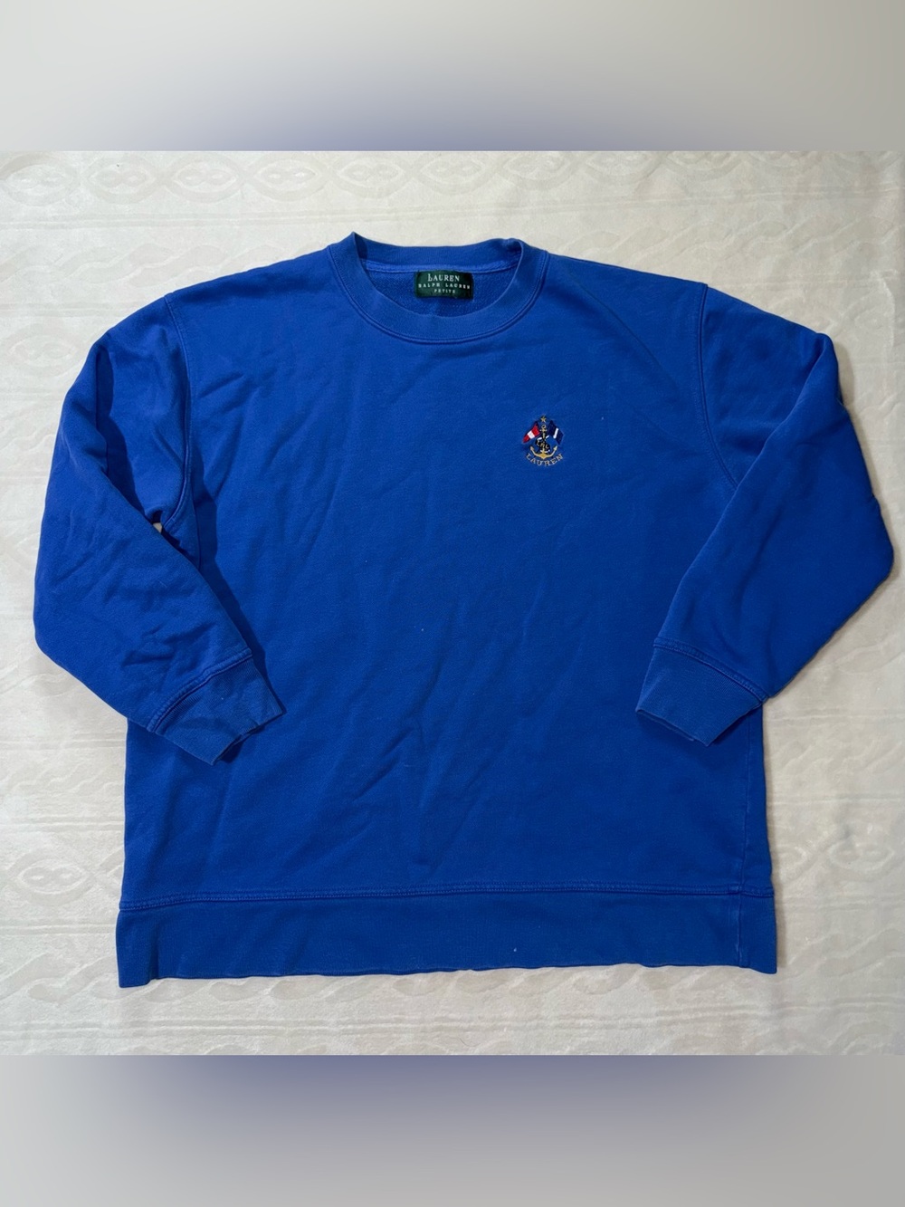 Lauren Ralph Lauren Blue Logo Sweatshirt